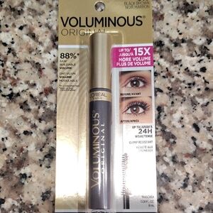Two Pack L'Oreal Voluminous Mascara Black Brown Lash Amplifier